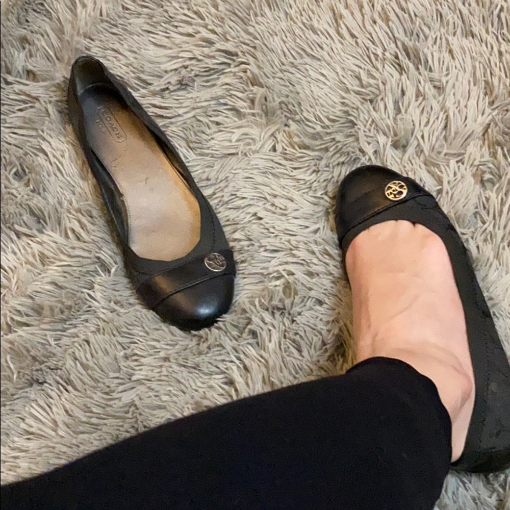 Coach Signature Ballet Flats
